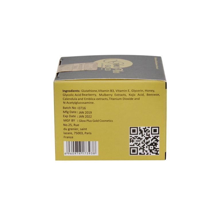 glow plus gold skin whitening cream