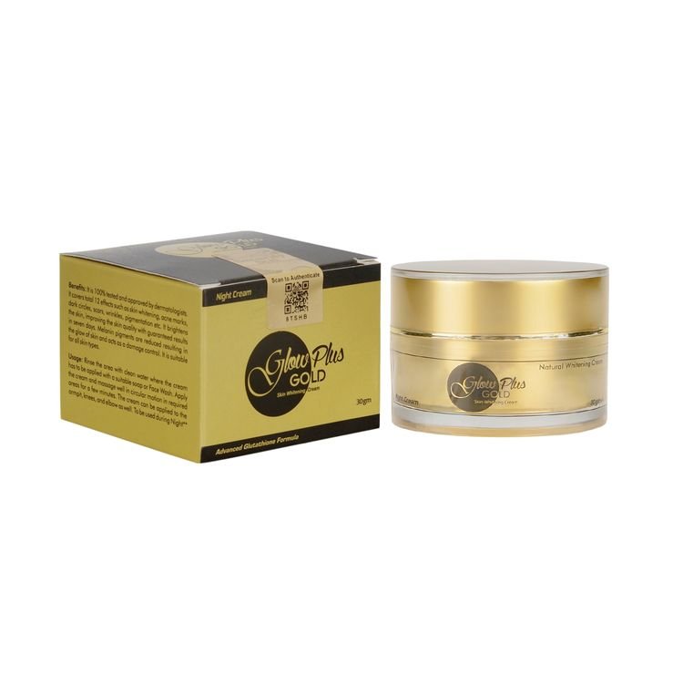 glow plus gold skin whitening cream